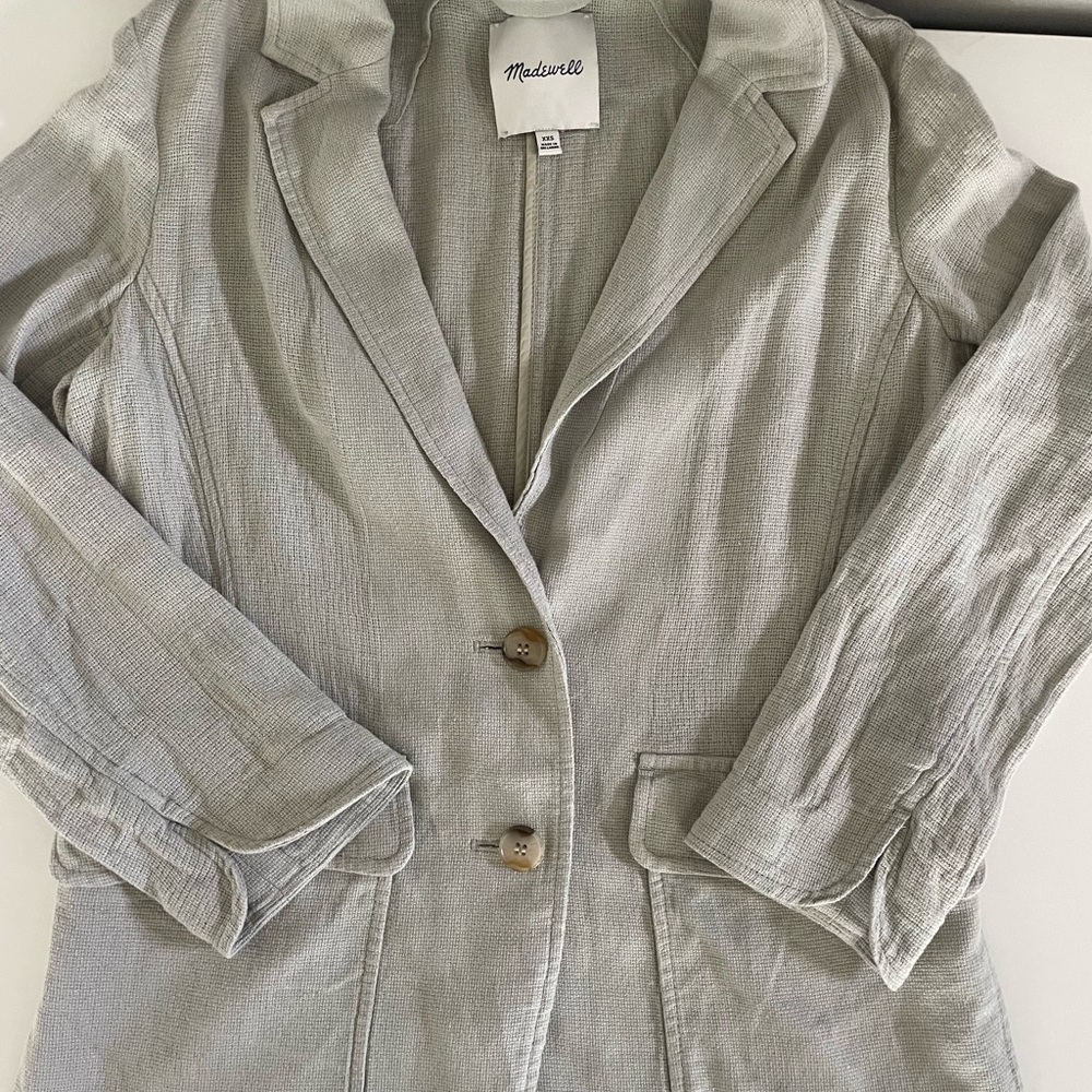 Madewell Women's Linen Blazer Jacket